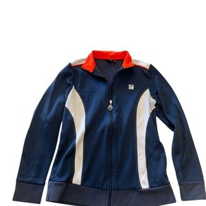Fila Kids Navy and White Jacket